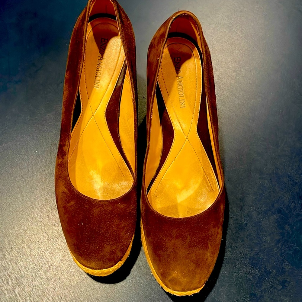 Summer wedge shoes